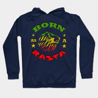 Born As A Rasta, Lion Of Judah Hoodie